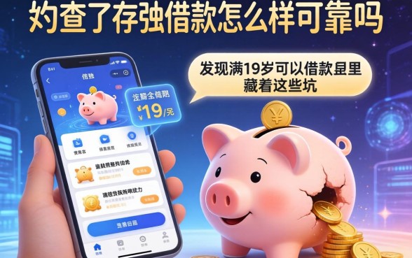 我查了存钱罐借款怎么样可靠吗，发现满19岁可以借款的软件里藏着这些坑