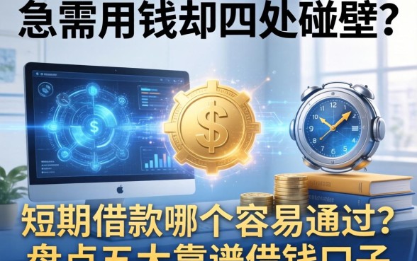 急需用钱却四处碰壁？短期借款哪个容易通过？盘点五大靠谱借钱口子