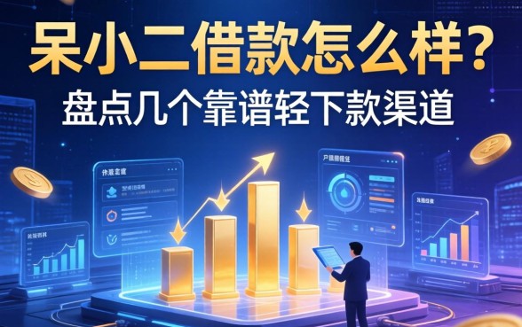 呆小二借款怎么样？盘点几个靠谱的下款渠道