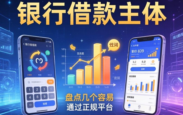 银行借款主体有哪些？盘点几个容易通过的正规平台