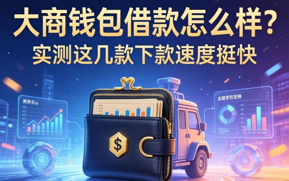 大商钱包借款怎么样？实测这几款下款速度挺快