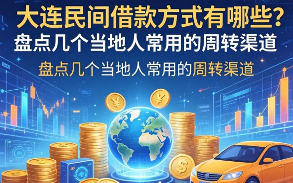 大连民间借款方式有哪些？盘点几个当地人常用的周转渠道