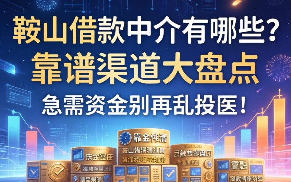 鞍山借款中介有哪些？靠谱渠道大盘点，急需资金别再乱投医！