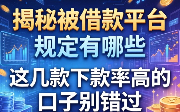 揭秘被借款平台规定有哪些，这几款下款率高的口子别错过