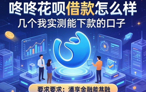 咚咚花呗借款怎么样，分享几个我实测能下款的口子