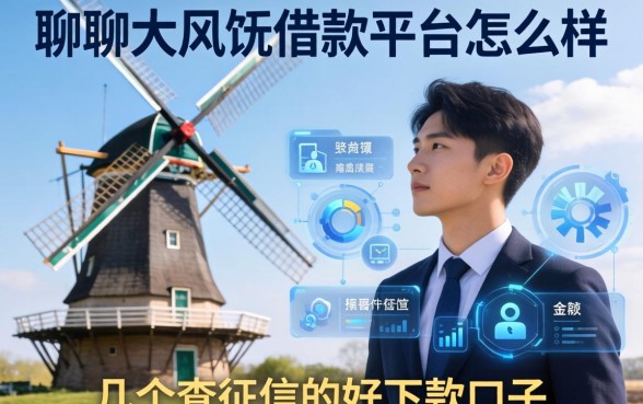 聊聊大风车借款平台怎么样,分享几个不查征信的好下款口子