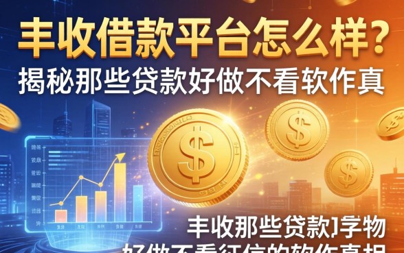 大丰收借款平台怎么样？揭秘那些贷款好做不看征信的软件真相