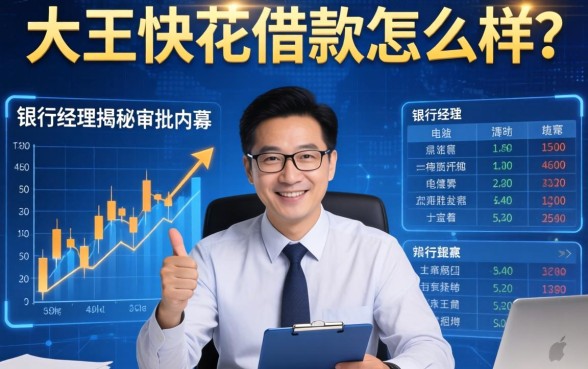 大王快花借款怎么样？银行经理揭秘审批内幕