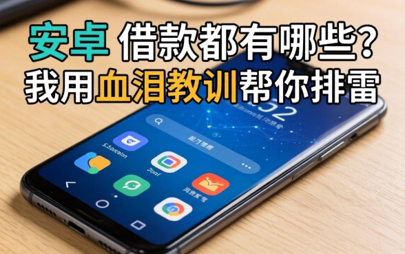 安卓手机借款都有哪些？我用血泪教训帮你排雷