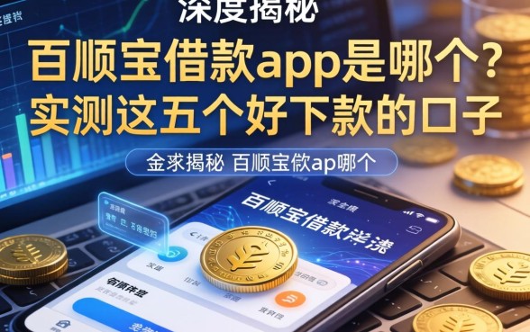 深度揭秘：百顺宝借款app是哪个？实测这五个好下款的口子