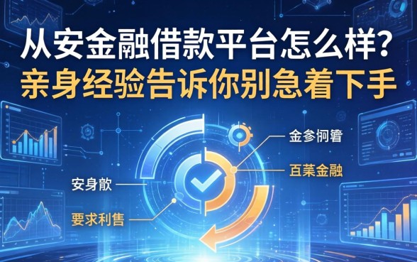 从安金融借款平台怎么样？亲身经历告诉你别急着下手