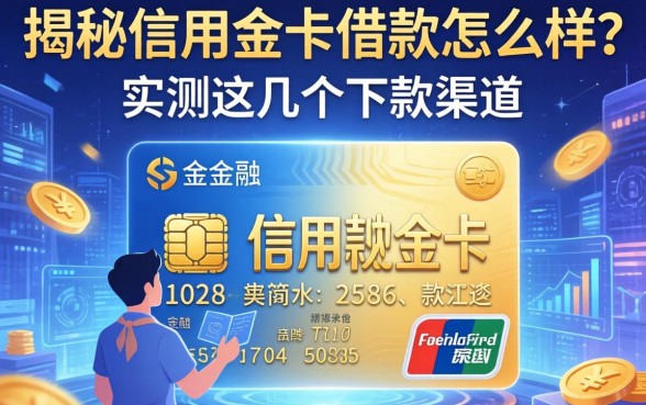 揭秘信用金卡借款怎么样？实测这几个下款渠道