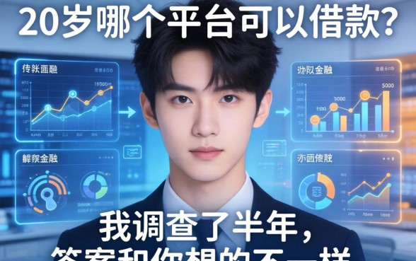 20岁哪个平台可以借款？我调查了半年，答案和你想的不一样