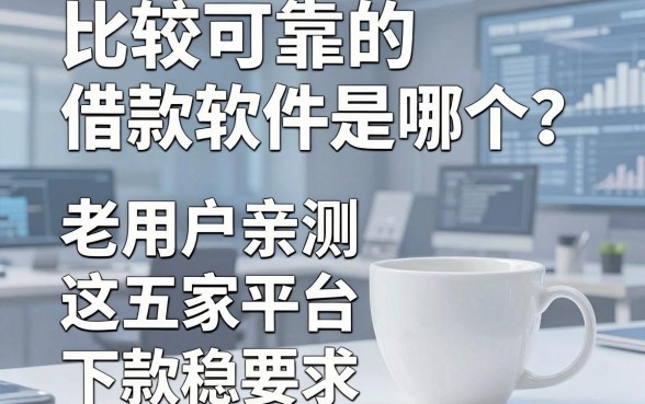 比较可靠的借款软件是哪个?老用户亲测这五家平台下款稳
