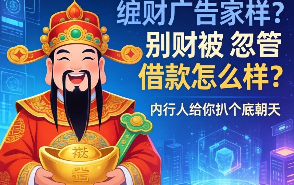 财神管家借款怎么样?别被广告忽悠,内行人给你扒个底朝天