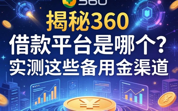 揭秘360的借款平台是哪个？实测这些备用金渠道