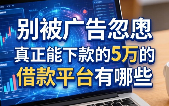 别被广告忽悠，真正能下款的5万的借款平台有哪些