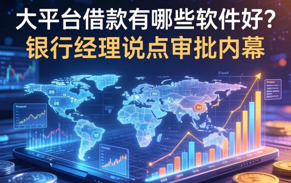 大平台借款有哪些软件好？银行经理说点审批内幕