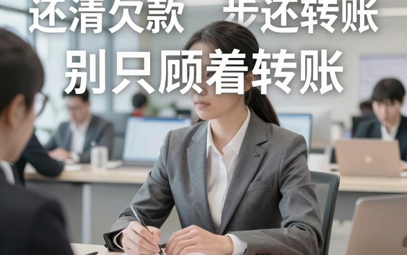 还清欠款别只顾着转账，偿还借款需要哪些手续很多人第一步就错了