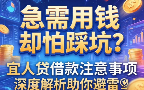 急需用钱却怕踩坑？宜人贷借款注意事项有哪些？深度解析助你避雷