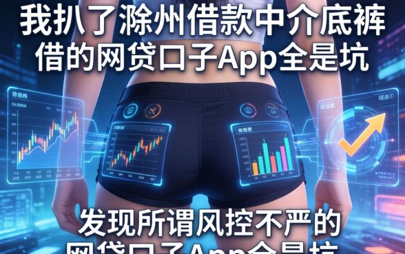 我扒了滁州借款中介的底裤，发现所谓风控不严的网贷口子app全是坑
