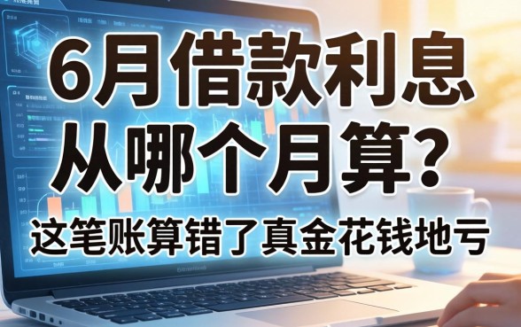 6月借款利息从哪个月算？这笔账算错了真金白银地亏