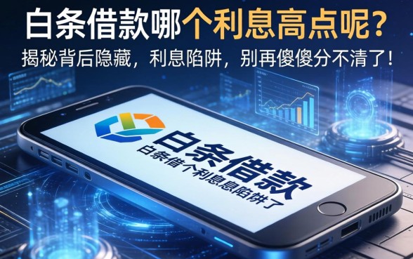 白条借款哪个利息高点呢?揭秘背后隐藏的利息陷阱,别再傻傻分不清了!