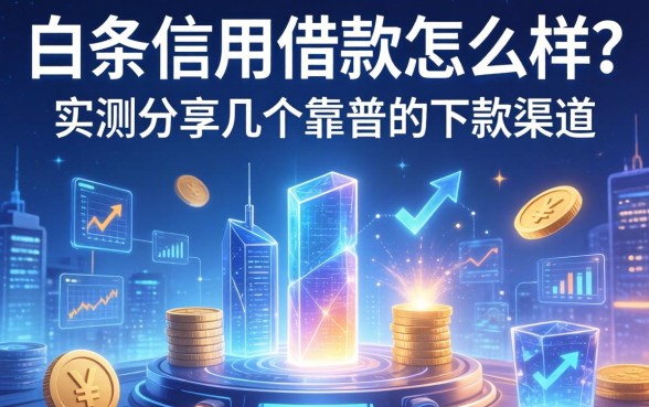 白条信用借款怎么样?实测分享几个靠谱的下款渠道