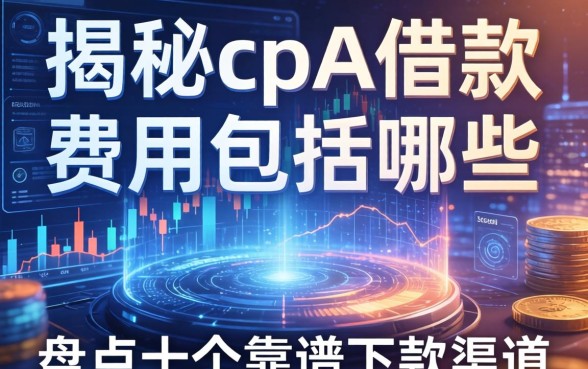 揭秘cpa借款费用包括哪些，盘点十个靠谱下款渠道
