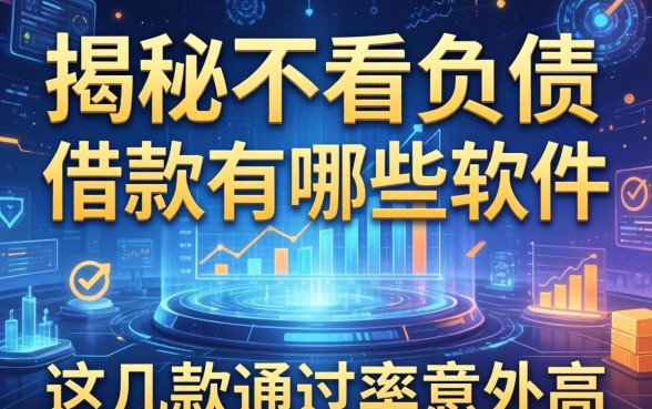 揭秘不看负债的借款有哪些软件,这几款通过率意外高