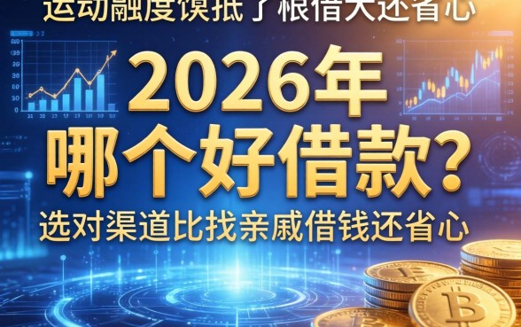 2026年哪个好借款？选对渠道比找亲戚借钱还省心