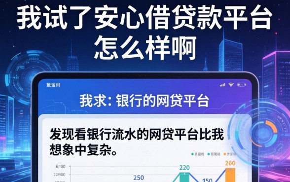 我试了安心借借款平台怎么样啊，发现看银行流水的网贷平台比我想象中复杂