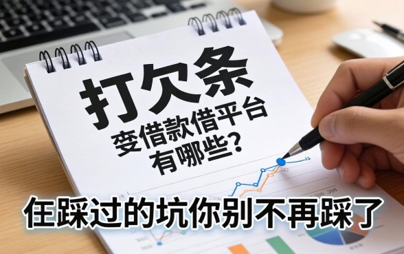 打欠条的借款平台有哪些?我踩过的坑你别再踩了