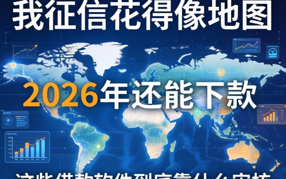 我征信花得像地图居然在2026年还能下款，这些借款软件到底靠什么审核