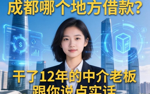 成都哪个地方可以借款？干了12年的中介老板跟你说点实话