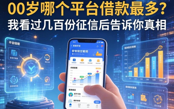 00后在哪个平台借款最多？我看过几百份征信后告诉你真相