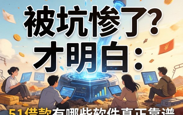 被坑惨了才明白:51借款有哪些软件真正靠谱
