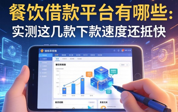 餐饮借款平台有哪些?实测这几款下款速度还挺快