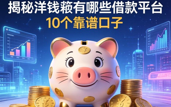 揭秘洋钱罐有哪些借款平台,整理了10个靠谱口子