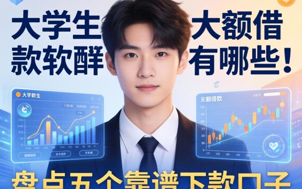 大学生大额借款软件有哪些？盘点五个靠谱下款口子
