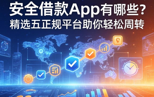 安全借款app有哪些？精选五个正规平台助你轻松周转