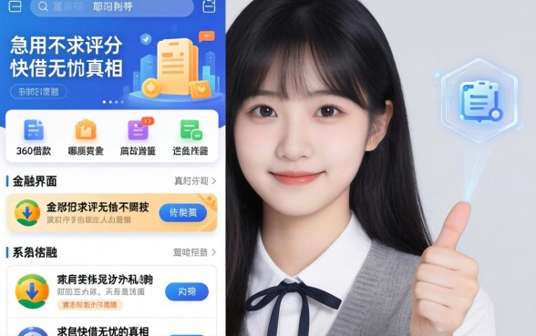 我翻遍了360借款在哪个界面，发现急用不求评分快借无忧的真相