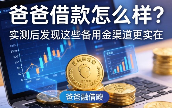 爸爸借款怎么样?实测后发现这些备用金渠道更实在