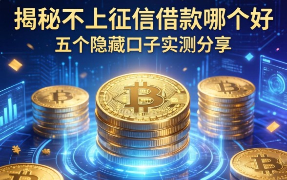 揭秘不上征信借款哪个好,五个隐藏口子实测分享