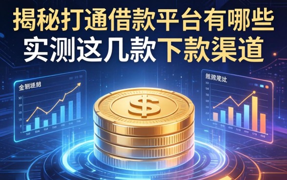 揭秘打通借款平台有哪些，实测这几款下款渠道