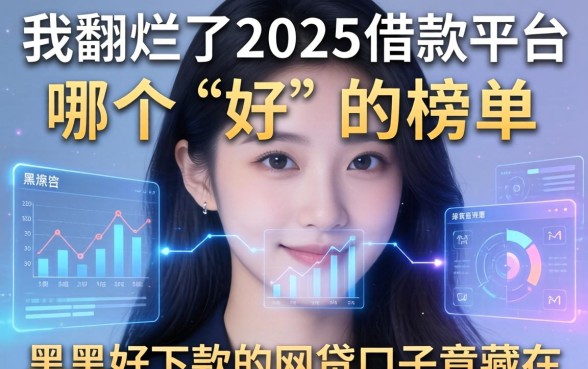 我翻烂了2025借款平台哪个好的榜单，发现黑户好下款的网贷口子竟藏在