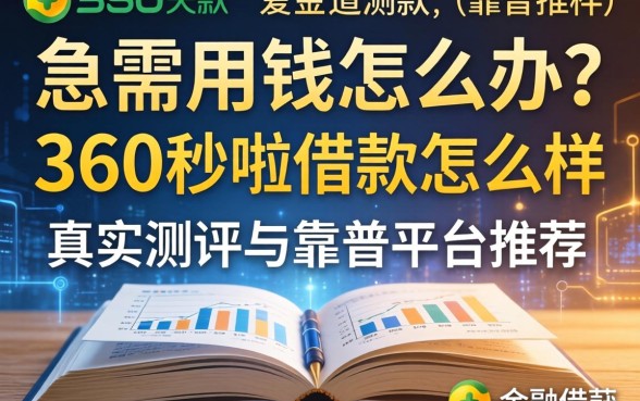 急需用钱怎么办？360秒啦借款怎么样？真实测评与靠谱平台推荐