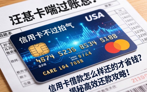 信用卡账单压得喘不过气？信用卡的借款怎么样还的才省钱？揭秘高效还款攻略！