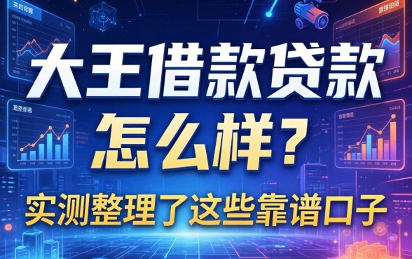 大王借款贷款怎么样？实测整理了这些靠谱口子
