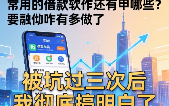 常用的借款软件还有哪些？被坑过三次后我彻底搞明白了